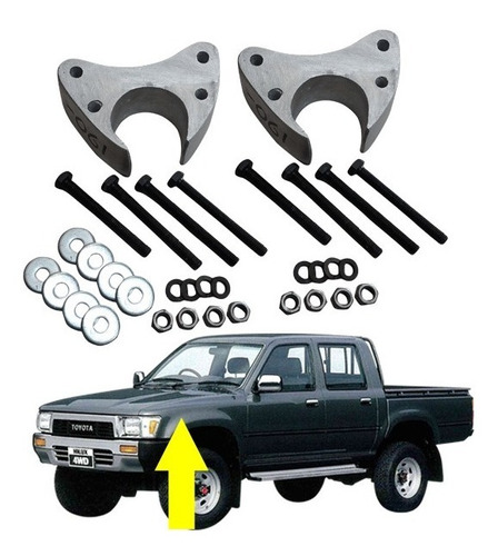 Kit Altura Suspensión Delantero Toyota Pickup T100 4x2 Rwd