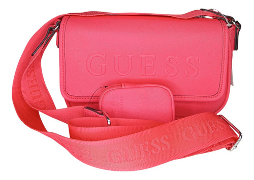 Bolsa Guess Crossbody Color Rosa