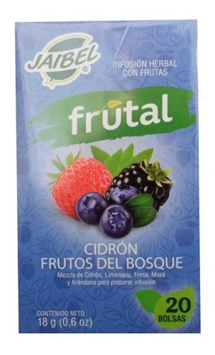 Aromatica Jaibel Frutal Cidron-frutos Roj - Kg a $2