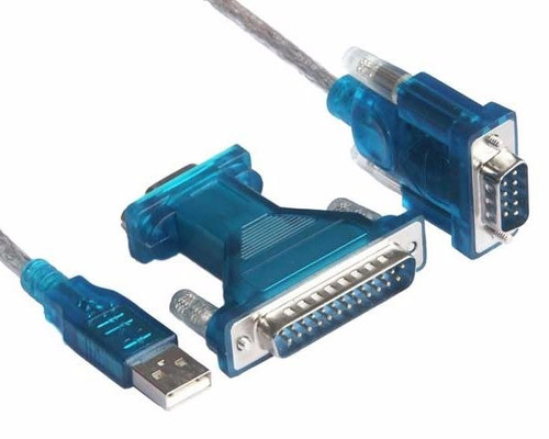 Cable Convertidor Usb A Db9m-db25m 1.8m Win7