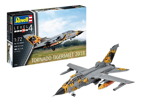 Avión Tornado Ecr Tigermeet 2018 1/72 Model Kit Revell