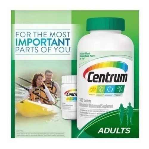 Multivitaminico Centrum Adulto Importado 425 Caps Promoção