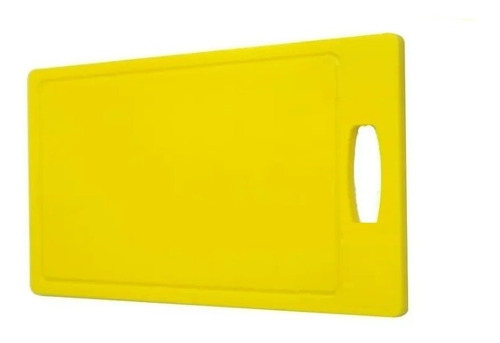 Imagem 1 de 1 de Tábua Placa De Polietileno Alimentos Colorida 33x25 10mm