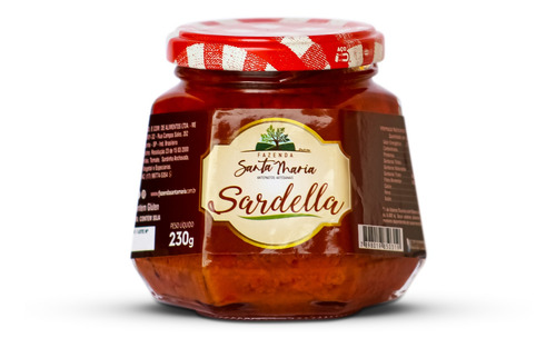 Imagem 1 de 1 de Antepastos Artesanais Sardella Orgânico Original 260g