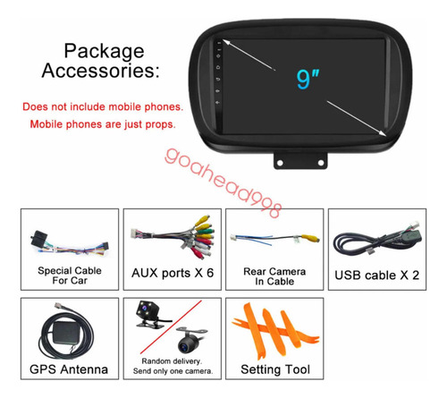 Z0k Sroje Radio Android 2+32 Carplay Inalámbrico Fiat 500x