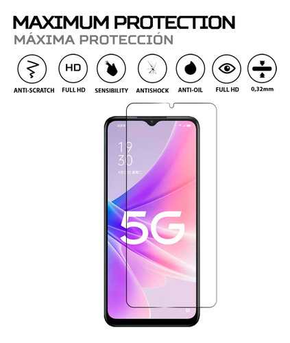 Protector De Pantalla Antishock Para Oppo A57 5g