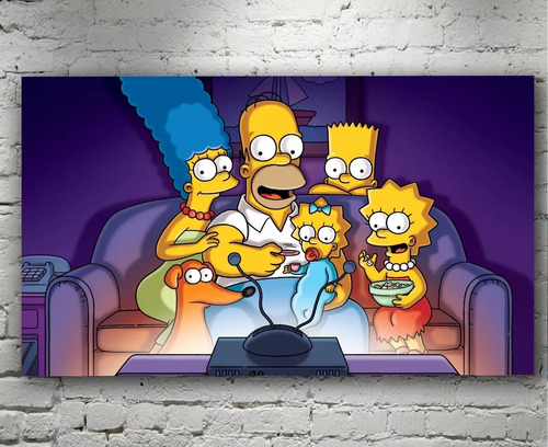 Pintura Con Diamantes Los Simpson Homer Lisa Television