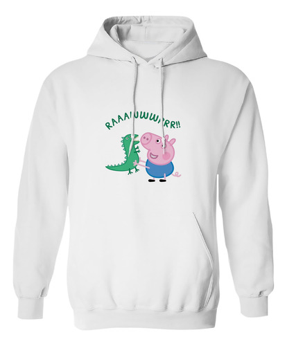 Sudadera Con Gorro George Dinosaurio Raawrr