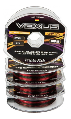 Tanza Pesca Baja Memoria Triple Fish Vexus 0.25mm X 100 Mt