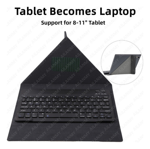 Op Funda Universal Con Teclado Y Mouse For Tablet De 8-11