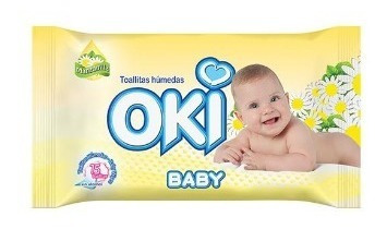 Imagen 2 de 3 de Toallitas Humedas Oki Manzanilla 15 Unidades