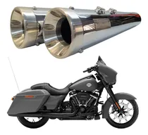 Comprar Ponteiras Com Bocal Em Alumínio Cromado Touring Street Glide