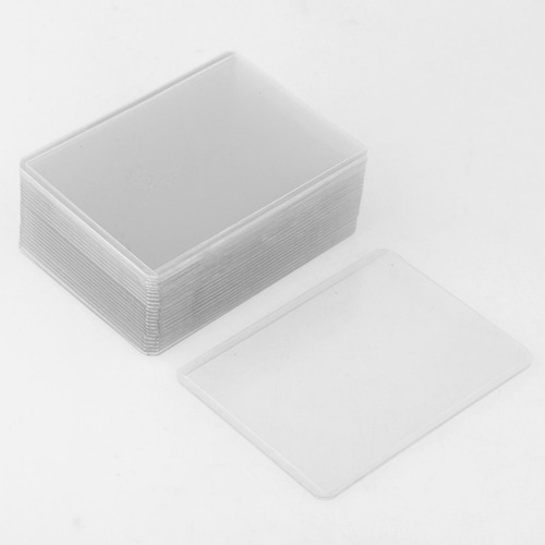 25x Fundas Transparentes Para Tarjetas Portatarjetas