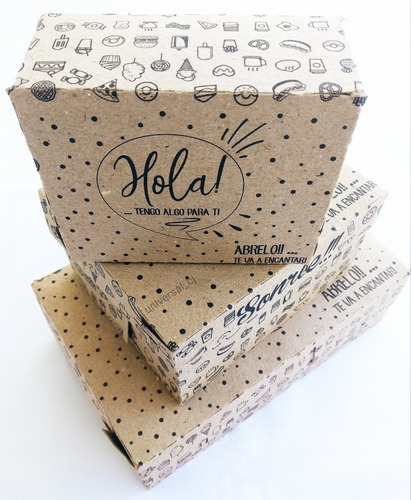 Imagen 7 de 12 de Cajas Para Dulces #1 Donas Cupcakes Ponqués Paquete De 100