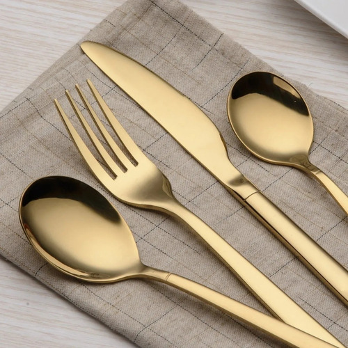 Juego De Cubiertos Cuchillo Tenedor Cuchara 5 Piezas