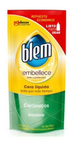 Cera Blem Autobrillo Natural 450cc Doy Pack