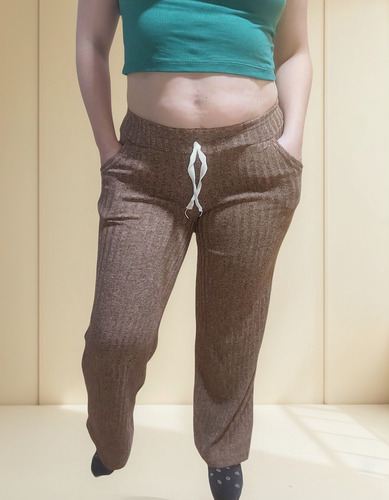 Pantalòn Palazzo De Lanilla Morley Con Bolsillos