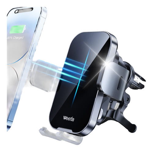 Cargador Inalámbrico Para Automóvil Alineación Automática