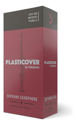 Daddario Woodwinds Plasticover Soprano Sax Reeds, Strength 3
