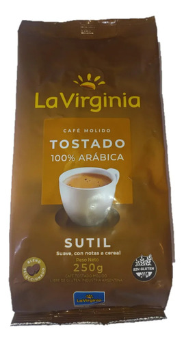 Café Tostado Molido La Virginia Sutil 100% Arábica
