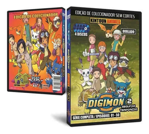 Digimon Adventure 2ª Temporada Completa E Dublada Em Dvd
