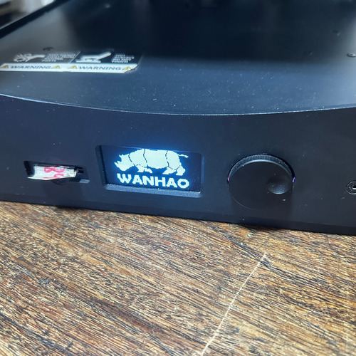 Impressora 3d Duplicador Wanhao 6 Plus C/heater Error Preto (Usado)