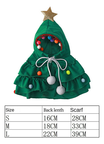 Disfraz De Navidad Para Mascotas, Vestido De Árbol De S
