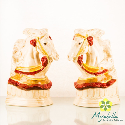 Caballos Sujetalibros Mirabella X2