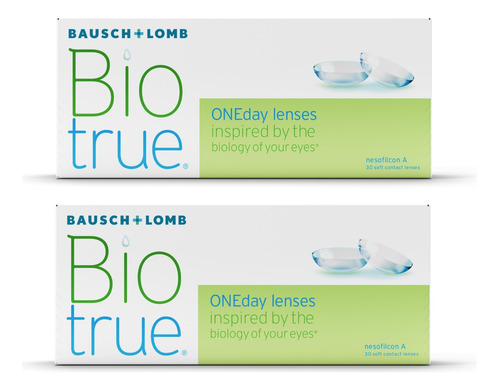 2 Caixas / Lentes De Contato Biotrue One Day Lentes Diárias