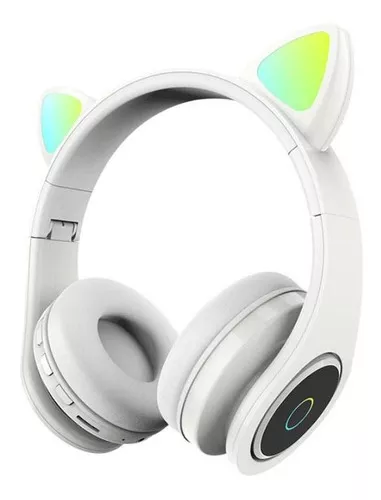 Headphone Headset Gatinho Orelha De Gato Com Led Fone De Ouvido Lt30  (Lilas)