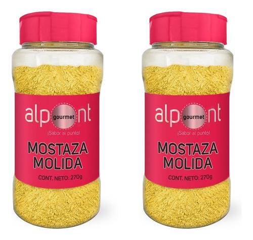 Alpont Mostaza Molida 270 Gramos 2 Piezas