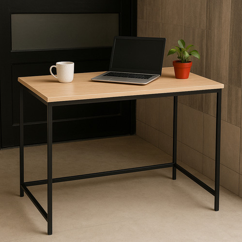 Escritorio Industrial 100x60x75 Cm Beige