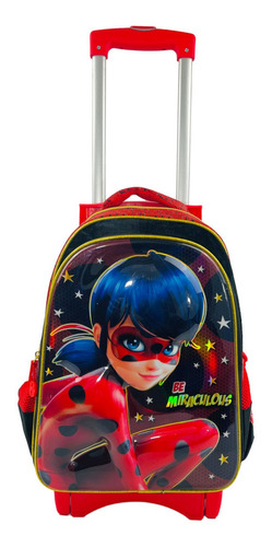 Mochila De Carro  Miraculous Lady Bug Primaria Original