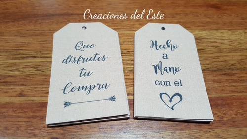 Tags Etiquetas Personalizadas Gran Variedad  De Formatos X20