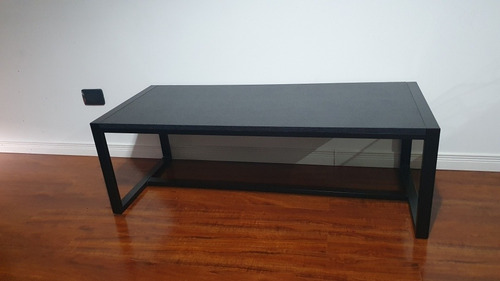 Imagen 6 de 9 de Mesa Ratona Arrime 120x50x40 Hierro Y Madera Industrial