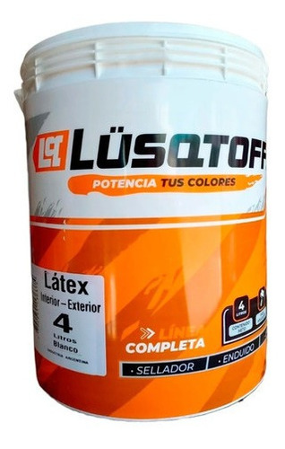 Latex Interior Exterior X 4 L Lusqtoff Llext4-8