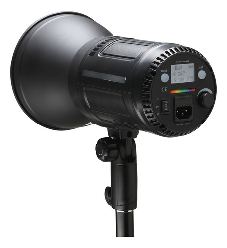 Iluminador Led Luz Continua Efectos Rgb Visico 80r M/ Bowens