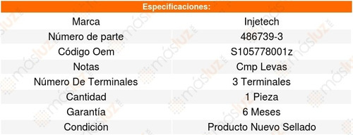 Sensor Arbol Levas Cmp Optra 4cil 2.0l 06_10 8163519