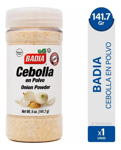 Sin Tacc / Kosher Cebolla En Polvo  Badia 141,7g. Origen Usa