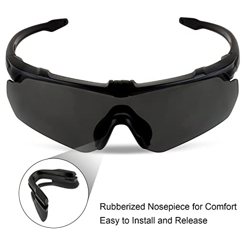 Gafas Tácticas 3 Intercambiables, Protección Uv400 ...