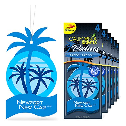 Hanging Palms Air Freshener, Newport New Car, 24 Count