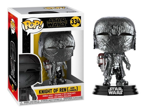 Funko Pop Knight Of Ren (arm Cannon) #334 Cromado Star Wars