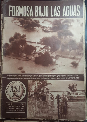 Revista Asi 252 1968 Inundaciones Formosa Carnavales Trans