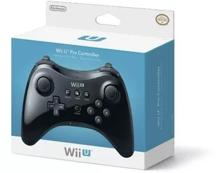 Nintendo Wii U Pro Controller Negro Sellado Mando Black