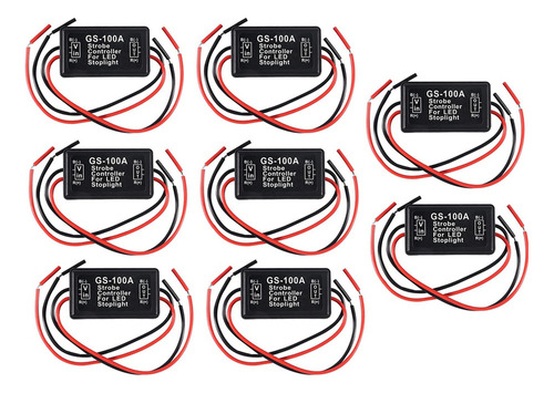 Módulo Intermitente De Luz De Freno Gs-100a, 8 Piezas