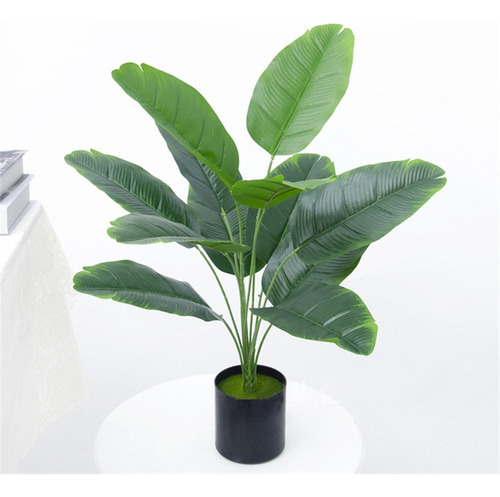 Plantas Falsas Grandes, Árbol Bonsái Artificial, Hojas