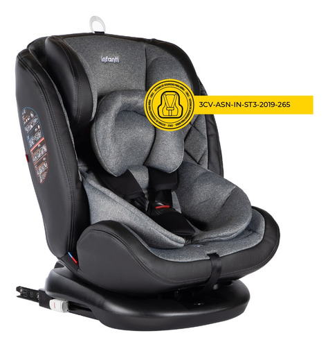 Silla De Auto Convertible I-giro 360º Light Grey Infanti I-giro 360° Gris