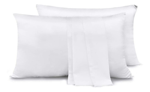 Imagen 2 de 10 de Pack De 2 Fundas Para Almohada Algodón 200 Hilos 50x80cm