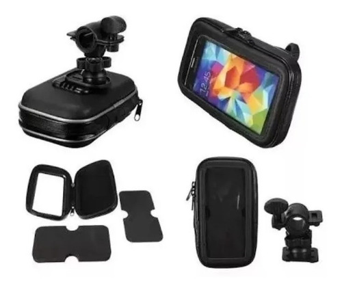 Imagen 3 de 4 de Soporte Base Porta Celular Bicicleta Moto Universal
