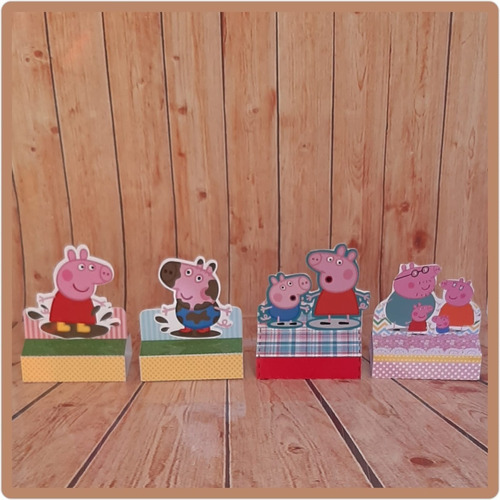 20 Porta Bis, Peppa Pig (5x3.5cm) .(no Incluye Golosina) 